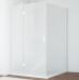 Душевой уголок Vegas Glass AFP-Fis 120*110 01 10 L профиль белый, стекло сатин - фото №1