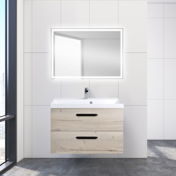 Комплект мебели BelBagno Aurora 80 rovere galifax bianco