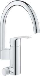 Смеситель для кухонной мойки GROHE EUROSMART 31786001 хром