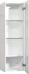Шкаф-пенал Velvex Iva 110 подвесной, белый - фото №3