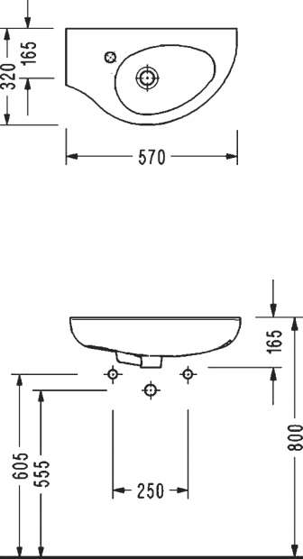 Раковина Serel Friendly 6742