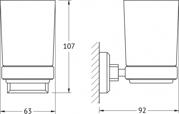 Стакан Artwelle Hagel (9921A)