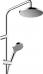 Душевая стойка Hansgrohe Vernis Blend 26274000 Showerpipe 200 1jet с термостатом, хром - фото №9