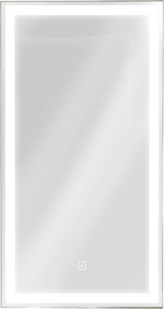 Зеркало-шкаф Art&Max Techno 35 R с подсветкой, черное