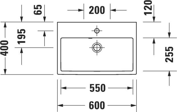 Раковина Duravit Vero Air 2368600000