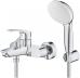 Смеситель для ванны с душем GROHE EUROSMART 33302003 хром - фото №2