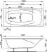 Акриловая ванна Vagnerplast Aronia 150х70 - фото №9