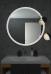 Зеркало круглое Art&Max Napoli 100 белое - фото №3
