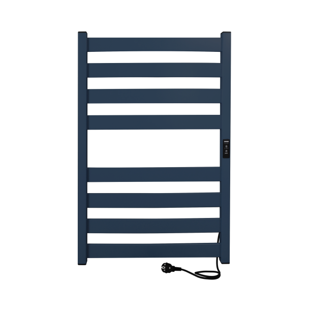 Полотенцесушитель электрический INDIGO OKTAVA SLIM 5 80x50 (LСLOKS5E80-50MFRt) синий