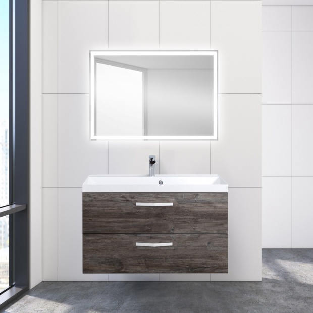 Тумба с раковиной BelBagno Aurora 90 pino pasadena