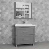 Комплект мебели СанТа Венера 80 напольная, дуб серый