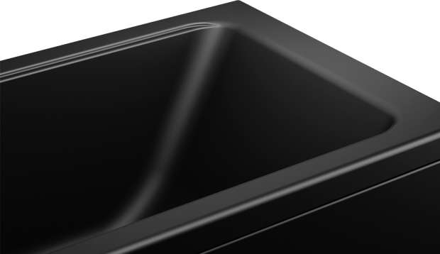 Акриловая ванна AM.PM Gem 150x70, черная