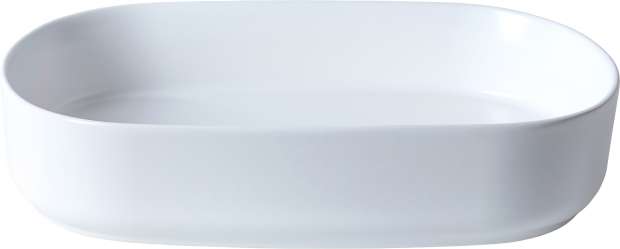 Раковина Allen Brau Fantasy Oval 55x36, белая матовая