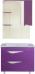 Тумба для комплекта Bellezza Эйфория 105 фиолетовая - фото №2