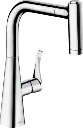 Смеситель для кухонной мойки HANSGROHE METRIS M71 14834000 хром