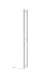 Полотенцесушитель электрический INDIGO STYLE PRO  120x10 (LSPRE120-10WMRt) белый матовый - фото №2