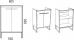 Комплект мебели Corozo Айрон 60, серый, арт - фото №6