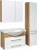 Комплект мебели Runo Дублин 80, подвесная, дуб, белый - фото №4