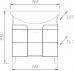Тумба с раковиной Onika Стиль 75 - фото №6