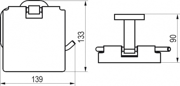 Держатель туалетной бумаги RAVAK Chrome (X07P191)