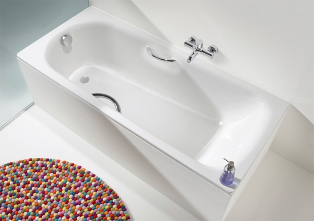 Стальная ванна Kaldewei Advantage Saniform Plus Star 335 с покрытием Anti-Slip и Easy-Clean