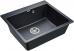 Мойка кухонная Paulmark Kante PM106052-BLM черный металлик - фото №2