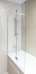 Шторка на ванну GuteWetter Lux Pearl GV-102A левая 120 см стекло бесцветное, профиль хром - фото №3