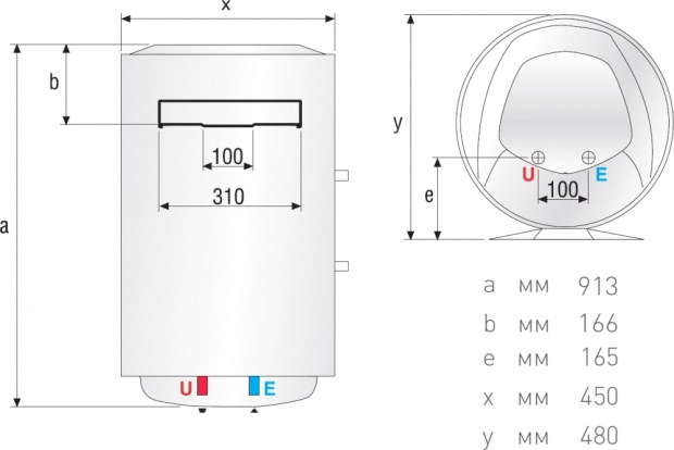 Водонагреватель накопительный (бойлер) Ariston ABS PRO R 100 V (3700164)