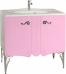 Тумба для комплекта Bellezza Эстель 80 розовая - фото №1
