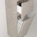 Шкаф-пенал Vod-Ok Adel 35 R, с бельевой корзиной, белый камень - фото №3