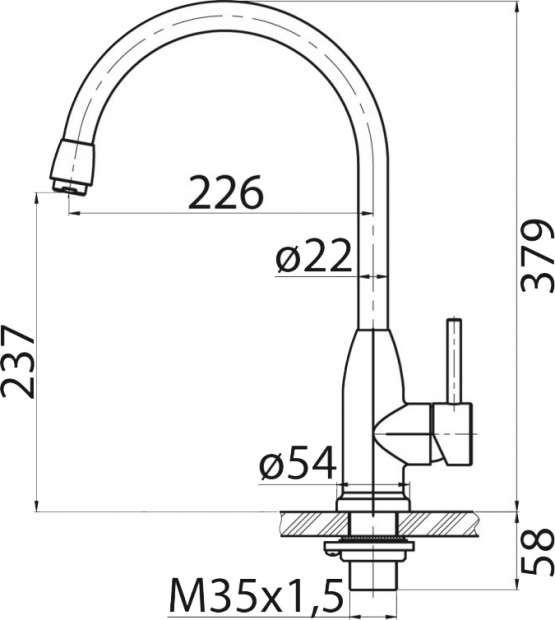 Смеситель для кухни BelBagno BB-LAM09B-IN