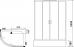 Душевая кабина гидромассажная Black&White Galaxy 120x80 (G5507 12R) - фото №17