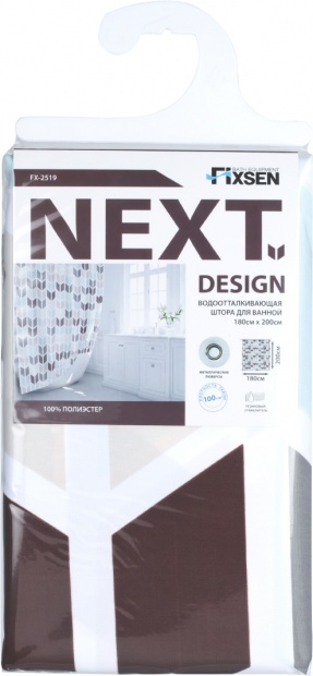Штора для ванной Fixsen Design FX-2519 Next