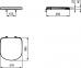 Сидение и крышка для унитазов с короткой проекций Ideal Standard TEMPO T679801 - фото №5