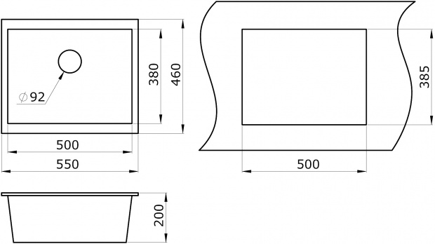 Мойка кухонная Paulmark Gera PM205546-CO кофе