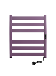 Полотенцесушитель электрический INDIGO OKTAVA SLIM 5 60x50 (LСLOKS5E60-50PCRt) фиолетовый