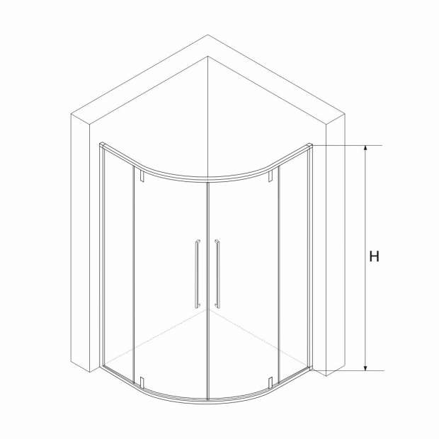 Душевой уголок RGW STILVOLL SV-53B 80x80x200 (06325388-14)