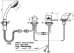 Термостатический смеситель Rav Slezak Termo DT270.5P на борт ванны, хром - фото №2