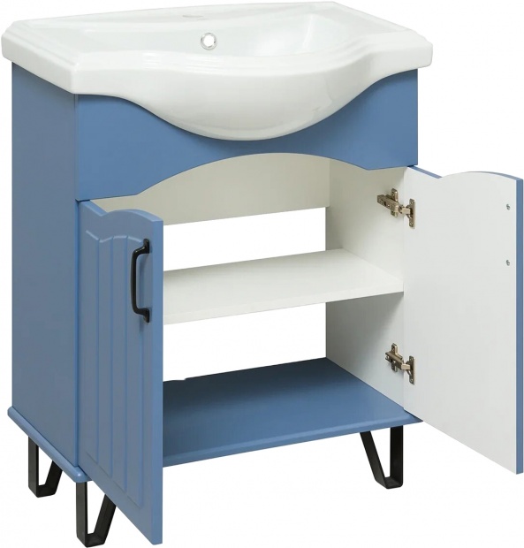 Комплект мебели Runo Марсель 65, напольная, синяя